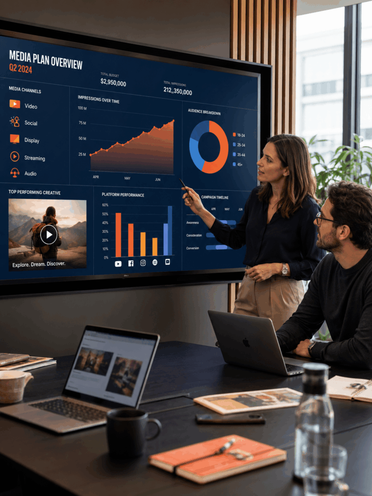 planificación publicitaria para televisión conectada y estrategia audiovisual de marca