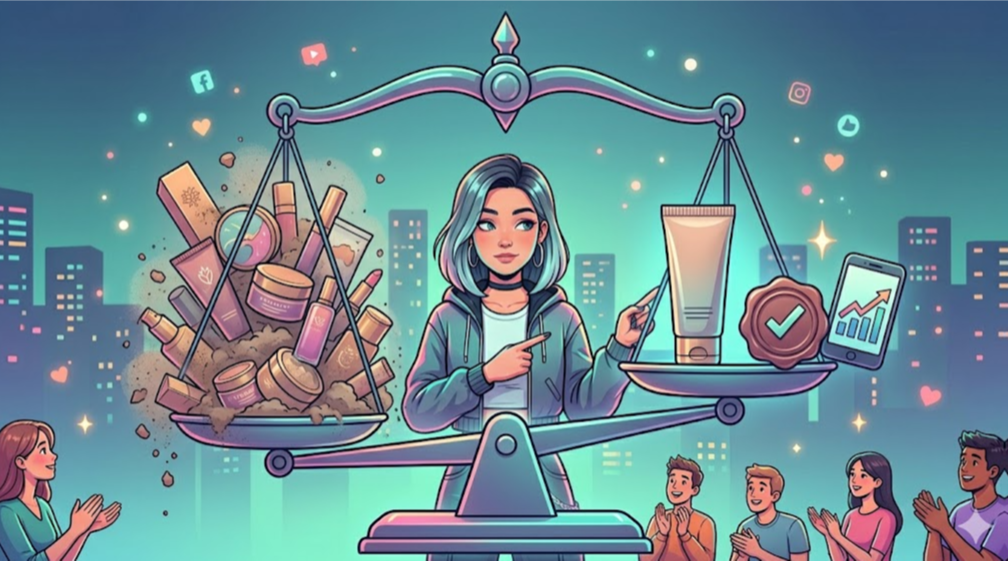 Balanza que representa la honestidad y las reseñas negativas como factores de confianza y conversión para las marcas.